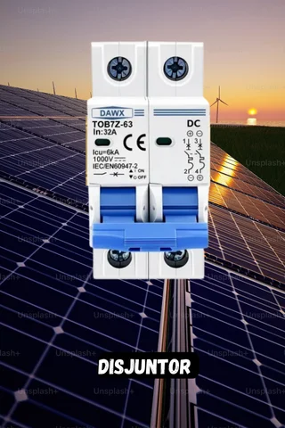 Componente 7 de um sistema de energia solar off grid apresentado no curso